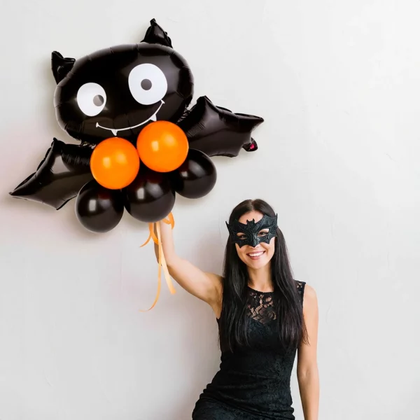 Halloween lufi - denevér - 10 db / csomag Family 58080G