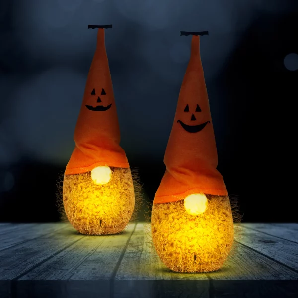 Halloween-i LED-es manó - poliészter - 20 cm - 2 féle Family 58128