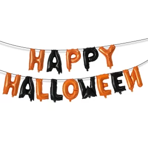 Halloween-i lufi szett - "Happy Halloween" felirat - rögzítő szalaggal Family 58142
