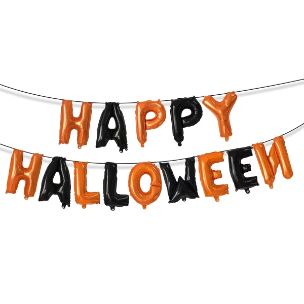 Halloween-i lufi szett - "Happy Halloween" felirat - rögzítő szalaggal Family 58142