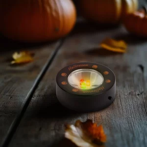 Halloween LED mood lighting - 3 LED - 3 x AAA - black, pumpkin Family 58178D