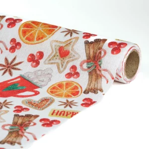 Asztalterítő futó - 180 x 28 cm - 70% poliészter, 30% pamut 58206J