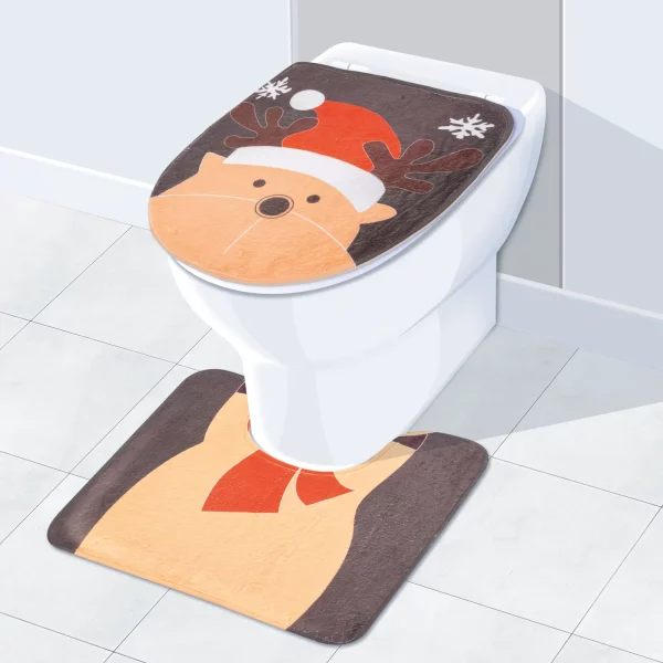 Karácsonyi WC ülőke dekor Family 58281C