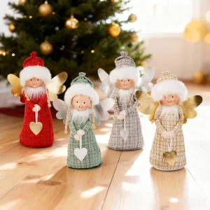 Dekorációs baba - angyalka - 30 cm - 4 féle Family 58286