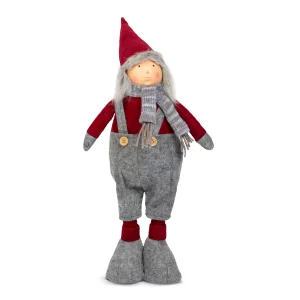 Karácsonyi textil manó figura - 60 cm Family 58367A