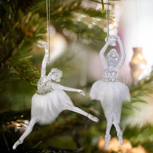 Karácsonyi dísz - akril balerina - 14 x 4 x 4 cm - 2 db / csomag Family 58512