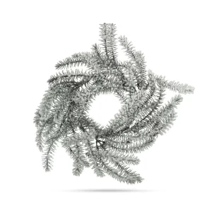 Karácsonyi dekoráció - koszorú - zöld, havas - 27 cm Family 58530A
