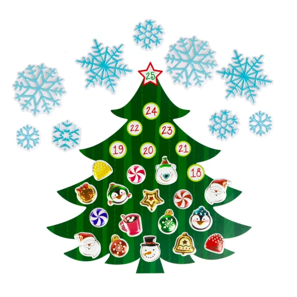 Karácsonyi öntapadós falmatrica - adventi kalendárium Family 58635A