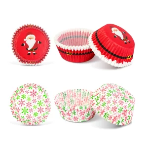 Karácsonyi muffinpapír - Mikulás - 40 db / csomag 58655A