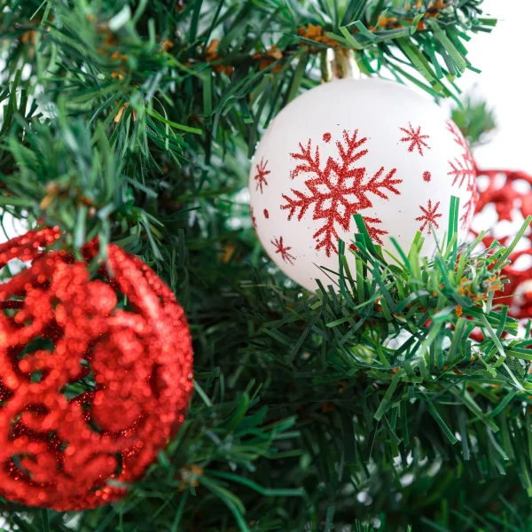 Karácsonyfadísz szett - gömbdísz - 6 cm - 12 db / szett Family 58785