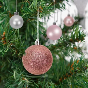 Karácsonyfadísz szett - gömbdísz - 3 - 6 cm - 16 db / szett Family 58786
