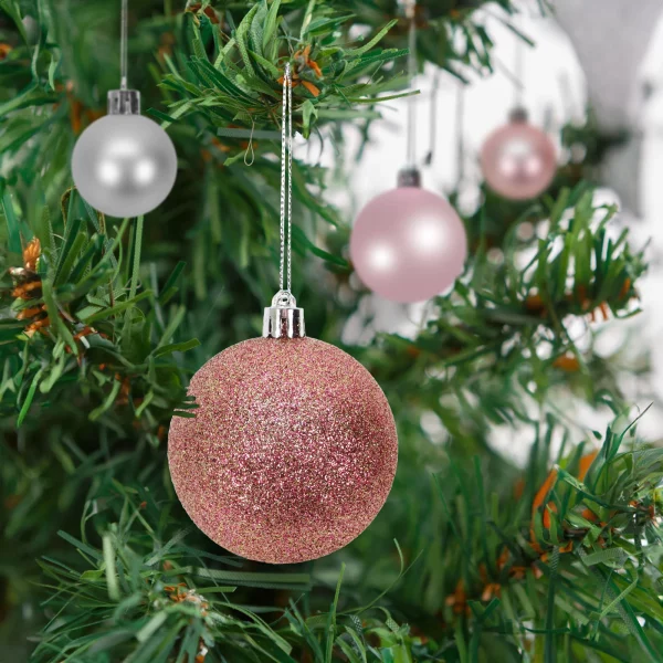 Karácsonyfadísz szett - gömbdísz - 3 - 6 cm - 16 db / szett Family 58786