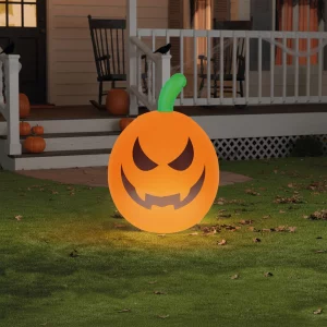 Felfújható RGB LED-es halloween-i tök - 40 cm Family 58943