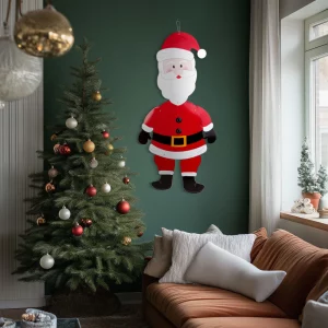Karácsonyi dekoráció - Mikulás - papír - 90 cm Family 58965A