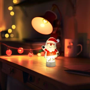 LED-es dekoráció - melegfehér - Mikulás - elemes Family 58976A