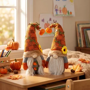 Scandinavian gnome - with sunflower - 34 cm - 2 variants Bewello 59046