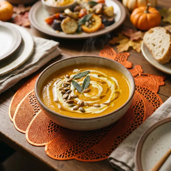 Placemat – vinyl – pumpkin shape – 41 cm Bewello 59050