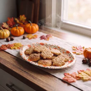 Paper plate – pumpkin pattern – oval – 28 × 22 cm – 8 pcs / pack Bewello 59053