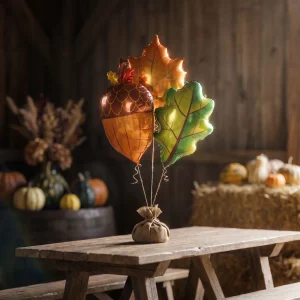 Balloon set – autumn – foil – ~63 cm – 3 pcs / pack Bewello 59056