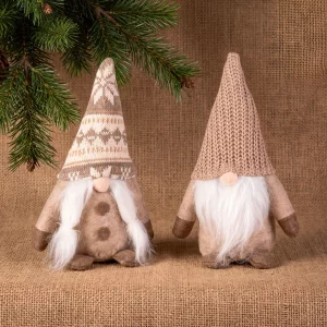 Textile decoration - gnome - 25 cm - 2 types 59519