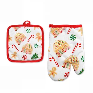 Súprava kuchynskej chňapky a utierky - 16,5 x 16,5 cm Bewello 59750B
