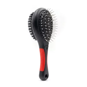 Dog comb - 17 x 6.5 cm - black/red Yummie 60030B