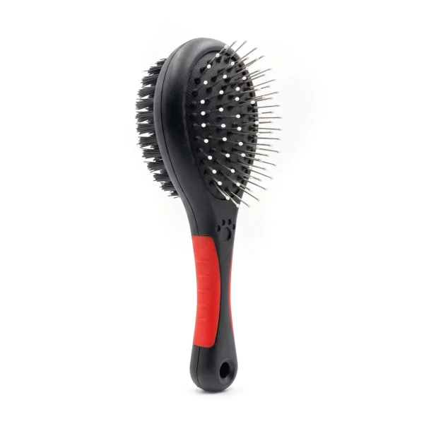 Dog comb - 17 x 6.5 cm - black/red Yummie 60030B