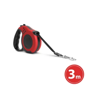 Automata póráz - 3 m - piros Yummie 60066C