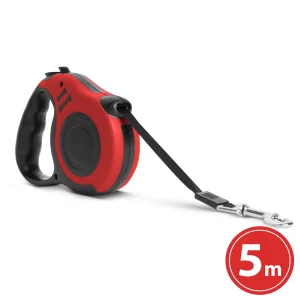 Automata póráz - 5 m - piros Yummie 60067C