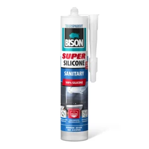 Bison Super szaniter szilikon, átlátszó, 280 ml Bison B17049