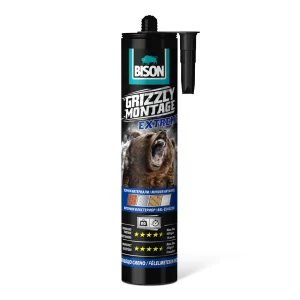 BISON Grizzly extrém erős szerelési ragasztó - 435g Bison B27449