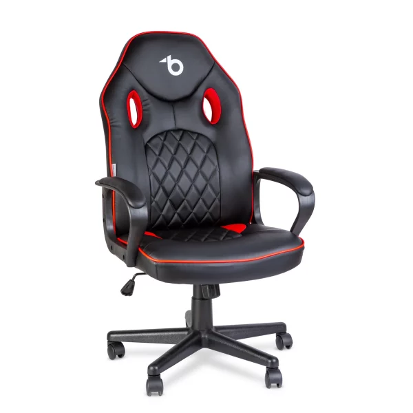 Gamer szék karfával - fekete / piros - 71 x 53 cm / 53 x 47 cm BeMaDa BMD1116RD