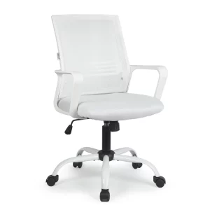 Irodai forgószék - fix karfával - fehér - 70 x 51 / 52 x 50 cm BeMaDa BMD1119A