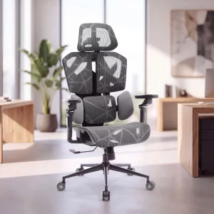 TitanMesh Pro Irodai forgószék oldalpárnával - szürke - 119 x 72 x 73 cm BeMaDa BMD1123GY