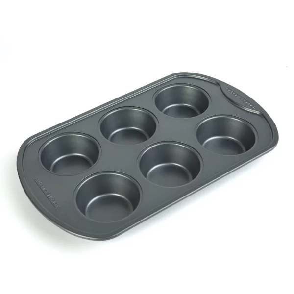 Baker’s Secret Classic Line 6 darabos muffin sütőforma - 31,3 x 18,6 x 3,6 cm Baker's Secret BS10006