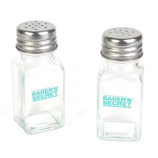 Baker's Secret salt and pepper shaker set – glass – 10.3 cm – 2 pcs / set Baker's Secret BS41224