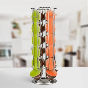 Fém kávékapszula tartó - 24 db Dolce Gusto kapszulához - króm Bewello BW1001B