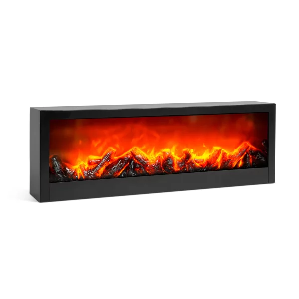 Kandalló LED-es lánghatással - elemes / USB-s - 60 x 10 x 20 cm Bewello BW2015