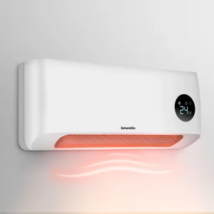 Fali hősugárzó - 1000/2000W - LED kijelző - 230V - fehér Bewello BW2100
