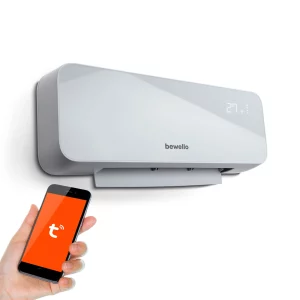 Smart fali hősugárzó - 1000/2000W - Tuya - 220 - 240V - opál Bewello BW2103B