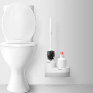 WC kefe szett + tároló - 225 x 100 x 135 mm Bewello BW3007