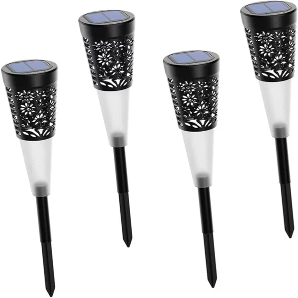 LED szolár lámpa - 5 LED - leszúrható - 600 - 4 db / csomag DA00274