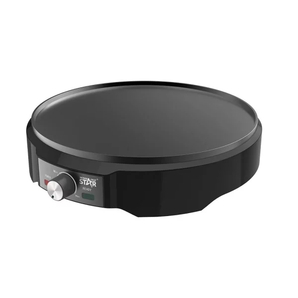 WinningStar - Elektromos palacsintasütő - 1200 W - fekete WinningStar DA00443
