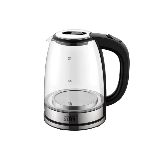 WinningStar - Elektromos üveg vízforraló - 1500 W - 1.8 L WinningStar DA00461