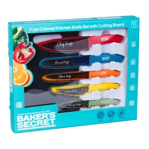 Baker's Secret - 11 darabos színes konyhai kés Baker's Secret DA00993