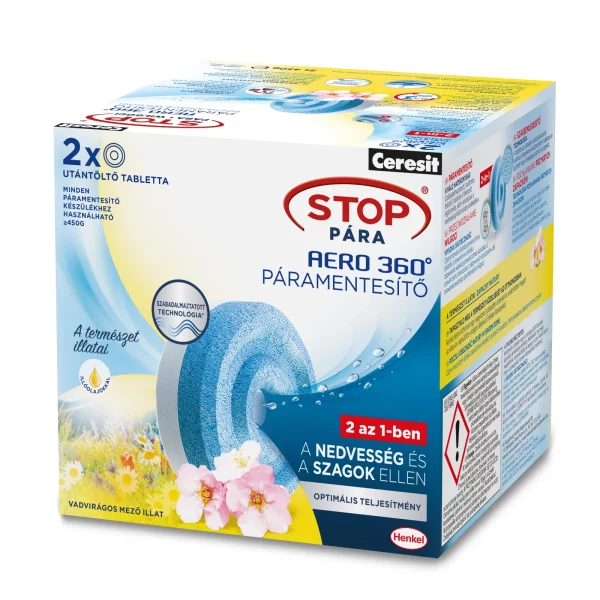 Stop Pára utántöltő tabletta - "Vadvirágos mező" - 2 x 450 g Ceresit H2629953