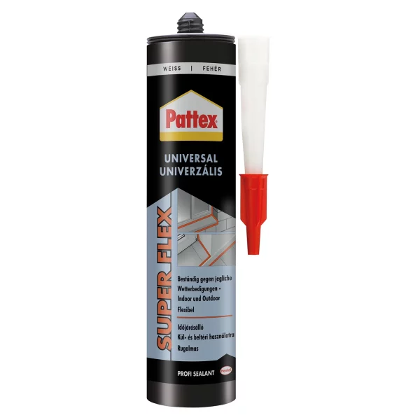 Pattex Univerzális szilikon - fehér - kültéri / beltéri - 280 ml Pattex H2925553